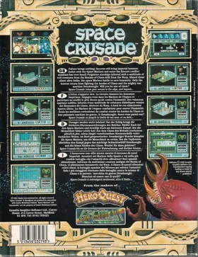 Space Crusade_Disk1 box cover back